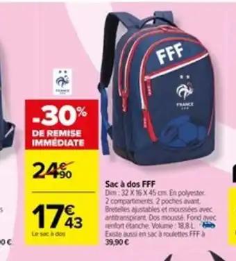 Sac à dos FFF