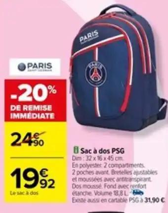 Sac a dos PSG