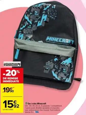 Sac à dos Minecraft