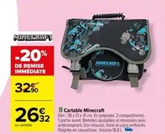 Cartable Minecraft
