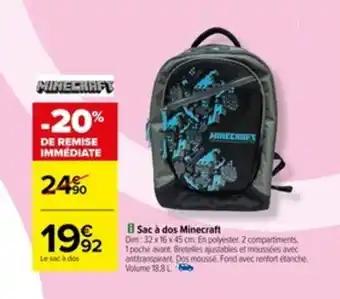 Sac à dos Minecraft