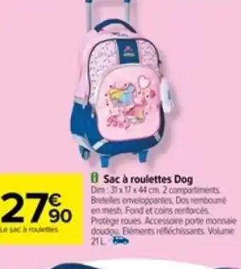 Sac a roulettes dog