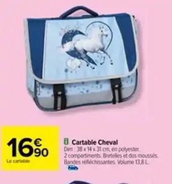 Cartable cheval