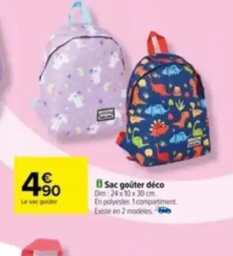 Sac goûter déco