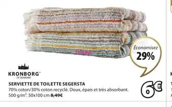 SERVIETTE DE TOILETTE SEGERSTA