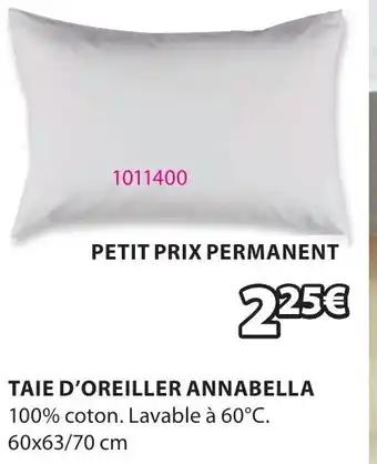 TAIE D'OREILLER ANNABELLA