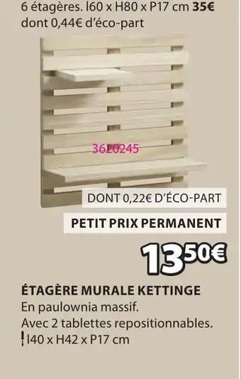 ÉTAGÈRE MURALE KETTINGE