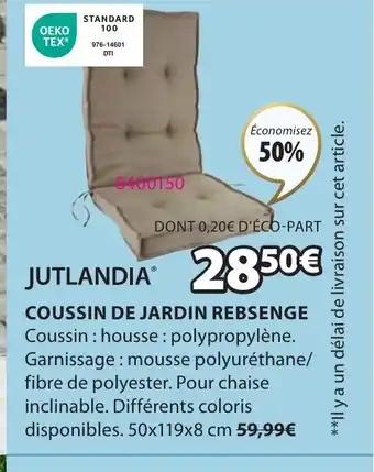 COUSSIN DE JARDIN REBSENGE