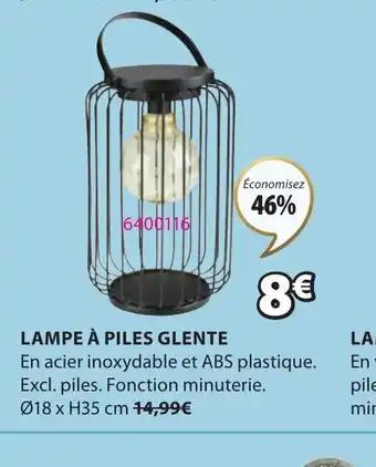 LAMPE À PILES GLENTE