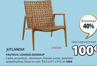 FAUTEUIL LOUNGE EDDERUP