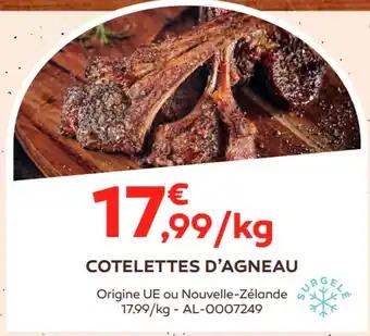 COTELETTES D'AGNEAU