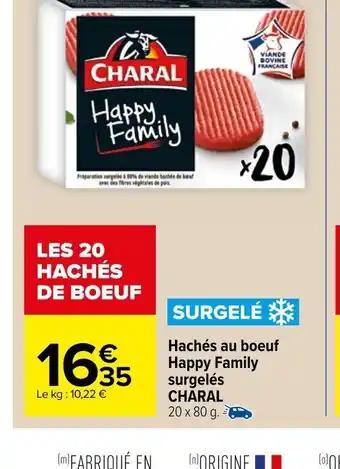 Hachés au boeuf Happy Family