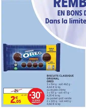 OREO BISCUITS CLASSIQUE ORIGINAL