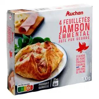 Feuilletés Jambon Emmental Surgelés Auchan