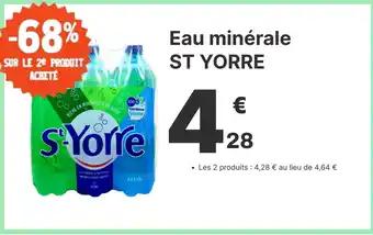 Eau minérale ST YORRE