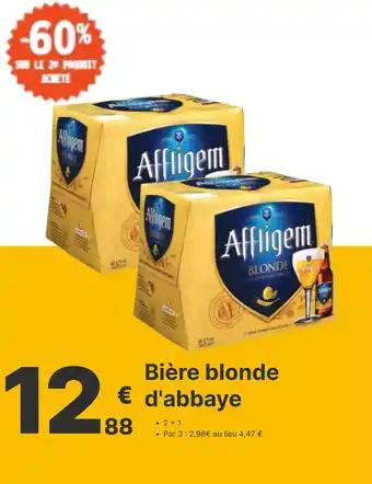 Bière blonde d'abbaye