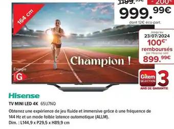 TV MINI LED 4K 65U7NQ
