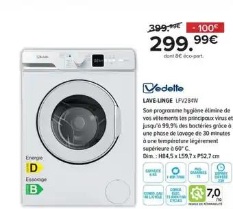 LAVE-LINGE LFV284W