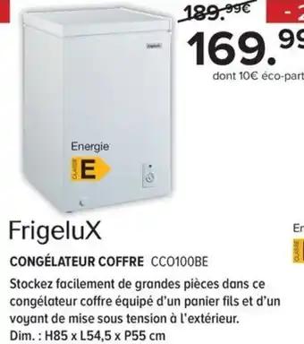 CONGÉLATEUR COFFRE CCO100BE