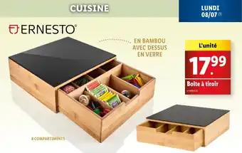Boîte à tiroir