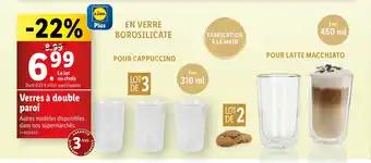 Verres à double paroi