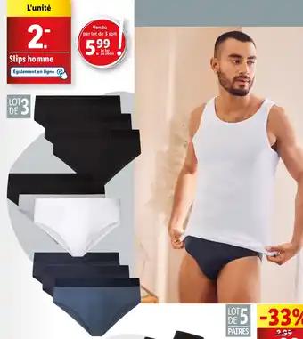 Slips homme