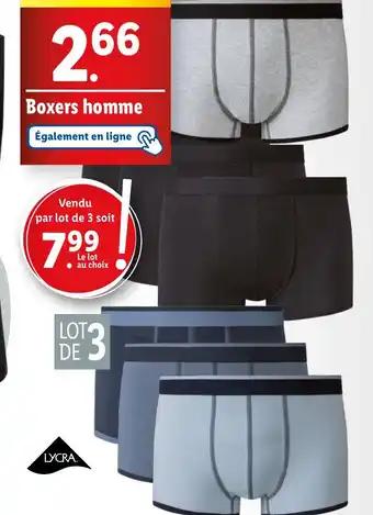 Boxers homme
