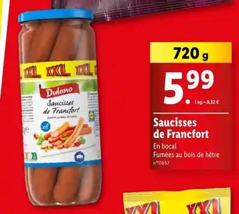 Saucisses de Francfort