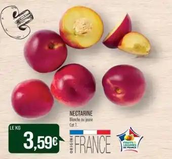 NECTARINE Blanche ou jaune Cat.1.