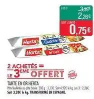 Herta - tarte en or