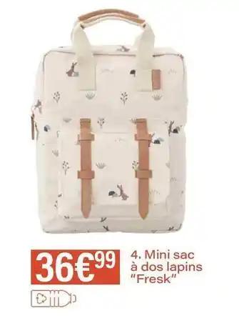 Fresk - mini sac à dos lapins