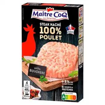 Steak Haché 100% Poulet Surgelé Maître Coq