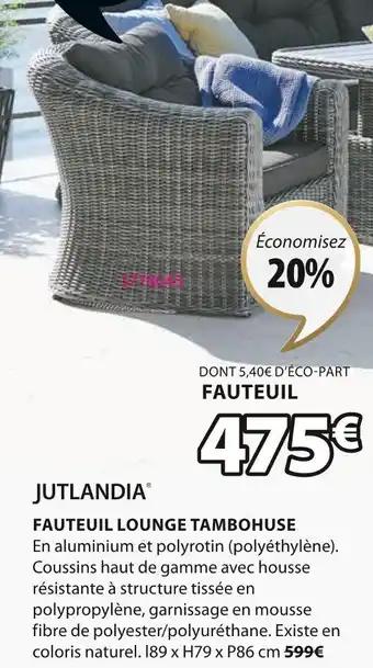 JUTLANDIA FAUTEUIL LOUNGE TAMBOHUSE