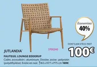 JUTLANDIA FAUTEUIL LOUNGE EDDERUP