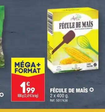 FÉCULE DE MAÏS