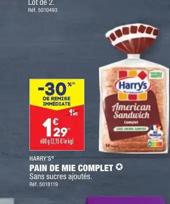 PAIN DE MIE COMPLET