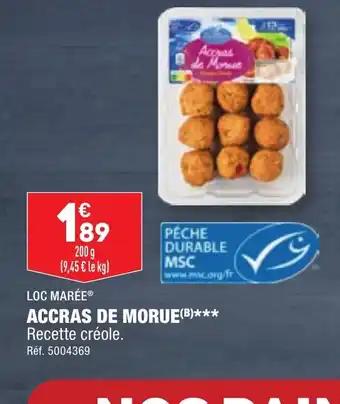 ACCRAS DE MORUE