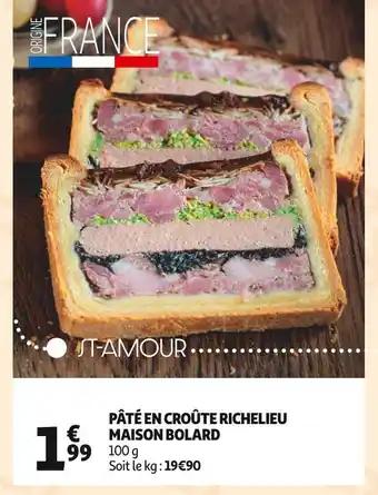 MAISON BOLARD PÂTÉ EN CROÛTE RICHELIEU