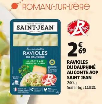 SAINT JEAN RAVIOLES DU DAUPHINÉ AU COMTÉ AOP