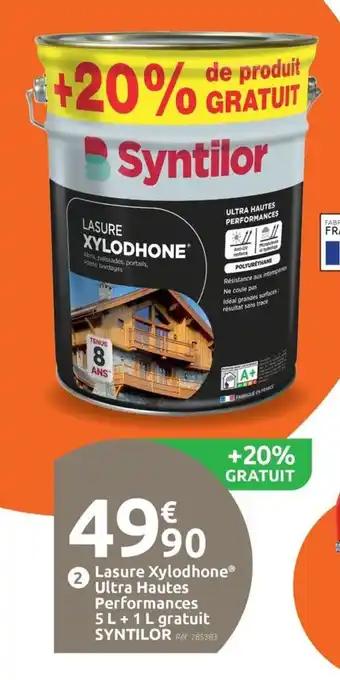 Lasure Xylodhone® Ultra Hautes Performances 5 L+ 1 L gratuit