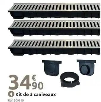 Kit de 3 caniveaux Réf. 509919