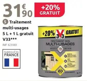 Traitement multi-usages 5 L+ 1 L gratuit V33***