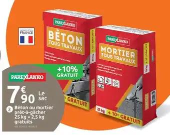 Promotion Exclusives de Béton ou mortier : Découvrez l'Offre incontournable