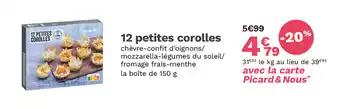 12 petites corolles