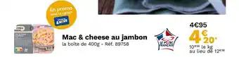 Mac & cheese au jambon