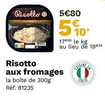 Risotto aux fromages