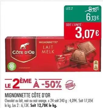 CÔTE D'OR Mignonnette