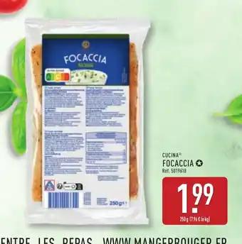 CUCINA Focaccia 250 g