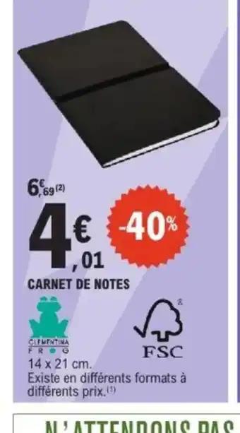 Carnet de notes