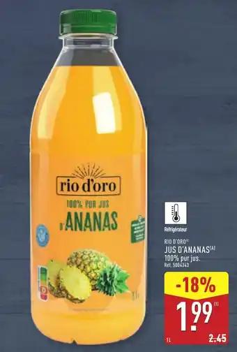 RIO D'ORO® Jus d'ananas 1 l